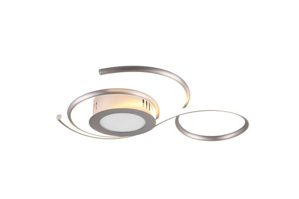 Trio Jive LED Deckenleuchte  36W dimmbar Nickel Matt CCT einstellbare Lichtfarbe