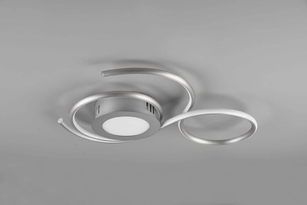 Trio Jive LED Deckenleuchte  36W dimmbar Nickel Matt CCT einstellbare Lichtfarbe