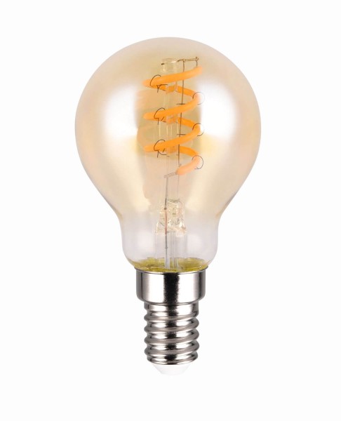 Trio Leuchtmittel LED Lampe E14  4W ⌀4,5cm dimmbar Amber warmweiss