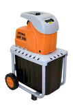 ATIKA AMF 2800 Messerhäcksler Gartenhäcksler Elektrohäcksler Schredder, 230V, 2800W für Grünschnitt, Holzabfall