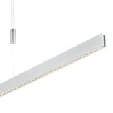 Hell Delta LED Pendelleuchte 6-fach Warmweiss Dimmbar Aluminium 20504/1-36