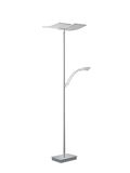 Hell Duo LED Stehleuchte Dimmbar 182cm CCT Nickel 60367/2-92