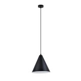 Bioledex Helgor Pendelleuchte E27 schwarz/weiß 23,5x100x24cm Made in Europe