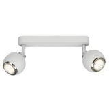 Brilliant Ina LED Spotbalken, 2-flammig GU10 20W/3W Warmweiß Weiß Chrom G77729/05