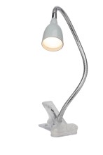 Brilliant Anthony LED Klemmleuchte 2,4W Warmweiß Eisen Titan G92936/11