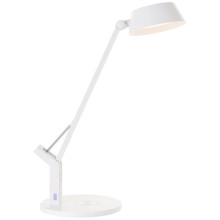 Brilliant Kaila LED Tischleuchte mit Induktionsladeschale 8W Weiß Memory Funktion, Wireless charging G93126/05