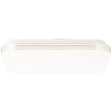 Brilliant Ariella LED Wand- und Deckenleuchte 34x34cm 24W Warmweiß Weiß Chrom G96964/05