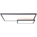 Brilliant Bility LED Deckenaufbau-Paneel 62x47cm 36W Warmweiß Schwarz Weiß G97032/06