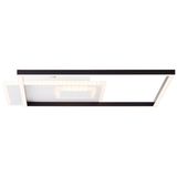 Brilliant Iorgo LED Deckenleuchte 44x44cm 40W Warmweiß Schwarz Weiß G99785/76