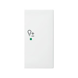 Busch-Jaeger Wippe 2-fach rechts, mit Symbol Dimmer Busch-balance SI 2CKA006220A0367 6234-22-914