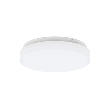 Dotlux 4933-199120 LED Aufbauleuchte SURFACEexit Ø300x62 22W 3000/4000/5700K COLORselect weiß mit integriertem Akku