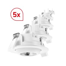 Dotlux 600092 LED-Downlight CIRCLEmini-AC UGR <19 5W 3000K Bundle 5 Stück