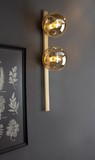 LUCE Design Pluto Wandleuchte 2fach E14 gold