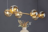 LUCE Design Pluto Pendelleuchte 6fach E14 gold