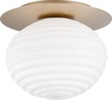 ECO-LIGHT Ripple Deckenleuchte E27 gold ⌀35cm