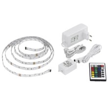 Eglo 3m LED Streifen Set RGB 13,5W dimmbar + Fernbedienung 13532