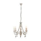 Eglo 49752 Colchester Pendelleuchte 6x E14 taupe antik
