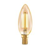 EGLO Vintage E14 LED Kerze 4W 2200K extra-warmweiss