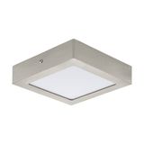 Eglo 64712 FUEVA 1 PRO LED Deckenleuchte 11W 170x170mm Nickel-Matt Weiss Neutralweiss