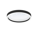 Eglo 900411 MONTEMORELOS-Z LED Deckenleuchte 17,8W Ø420mm Schwarz Weiss steuerbare Lichtfarbe dimmbar