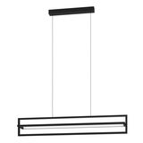 Eglo 900466 SIBERIA LED Hängeleuchte 34W 780x160mm Schwarz Weiss steuerbare Lichtfarbe dimmbar