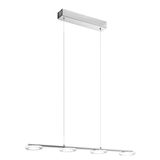 Eglo 94245 Cartama LED Hängeleuchte 4x4.5W Stahl chrom klar satiniert