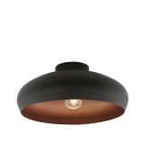 Eglo Deckenleuchte Mogano E27 schwarz und Kupfer