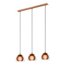 Eglo 94591 ROCAMAR E27 3-fach Hängeleuchte 780x190mm Kupfer