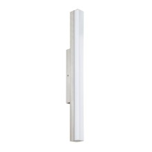 Eglo 94617 TORRETTA LED Wand-/Deckenleuchte 13W 600x40mm Nickel-Matt Weiss Neutralweiss IP44