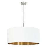Eglo Hängeleuchte Pasteri Ø53cm E27 weiss-Kupfer