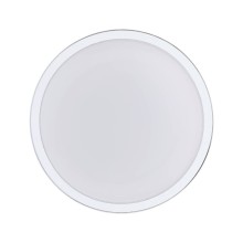 Eglo 95682 PALERMO 2 LED Deckenleuchte 15,6W Ø280mm Weiss Chrom warmweiss