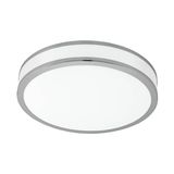 Eglo 95684 PALERMO 2 LED Deckenleuchte 20W Ø410mm Weiss Chrom warmweiss