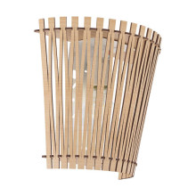 Eglo 96195 SENDERO E27 Wandleuchte Weiss Ahorn