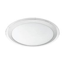 Eglo 96818 Competa-C LED Wand-/Deckenleuchte Connect 17W weiss silber