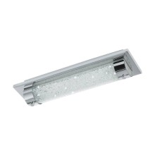 Eglo 97054 TOLORICO LED Wand-/Deckenleuchte 8W 350x100mm Chrom Neutralweiss IP44