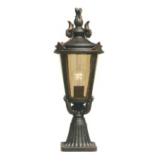 Elstead Baltimore Außen-Stehleuchte E27 56cm Verwitterte Bronze IP44