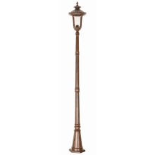 Elstead Chicago Außen-Stehleuchte E27 247cm Rostige Bronze Patina IP44