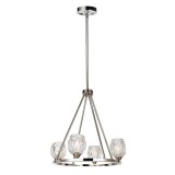 Elstead Rubin LED Kronleuchter G9 4-fach Poliertes Nickel