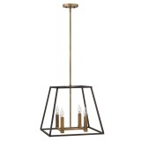 Elstead Fu Lighton Hängeleuchte E14 4-fach Bronze