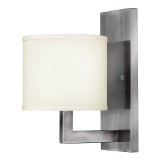 Elstead Hampton Wandleuchte E27 Antikes Nickel