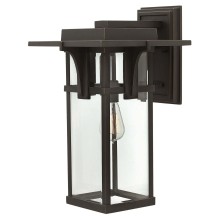 Elstead Manhattan Außen-Wandleuchte E27 47cm Ölgeriebene Bronze IP44