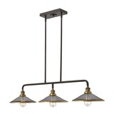 Elstead Rigby Kronleuchter E27 3-fach Buckeye Bronze