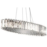 Elstead Crystal Skye LED Hängeleuchte G9 12-fach 13cm Chrom