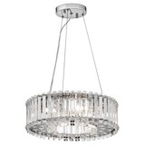 Elstead Crystal Skye LED Hängeleuchte G9 6-fach Chrom