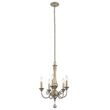 Elstead Rosalie Kronleuchter E14 5-fach 68cm Sterling Gold