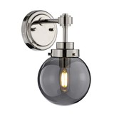 Elstead Kula LED Wandleuchte E14 Poliertes Nickel