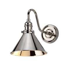 Elstead Provence Wandleuchte E27 28cm Poliertes Nickel