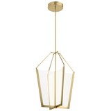 Elstead Calters LED Hängeleuchte 73cm Champagner-Gold