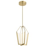 Elstead Calters LED Hängeleuchte 50cm Champagner-Gold