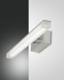 Fabas Luce LED Außen-Wandleuchte Saura 55x100mm 10W Warmweiß IP44 verchromt